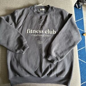 White Fox x Sarah’s Day charcoal sweatshirt